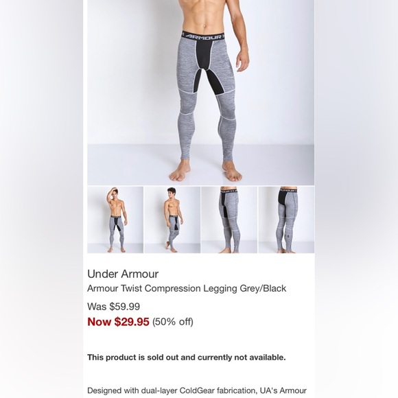 Under Armour Other - Under Armour Gray and Black Performance Socks Moisture-Wicking Elastic Fit